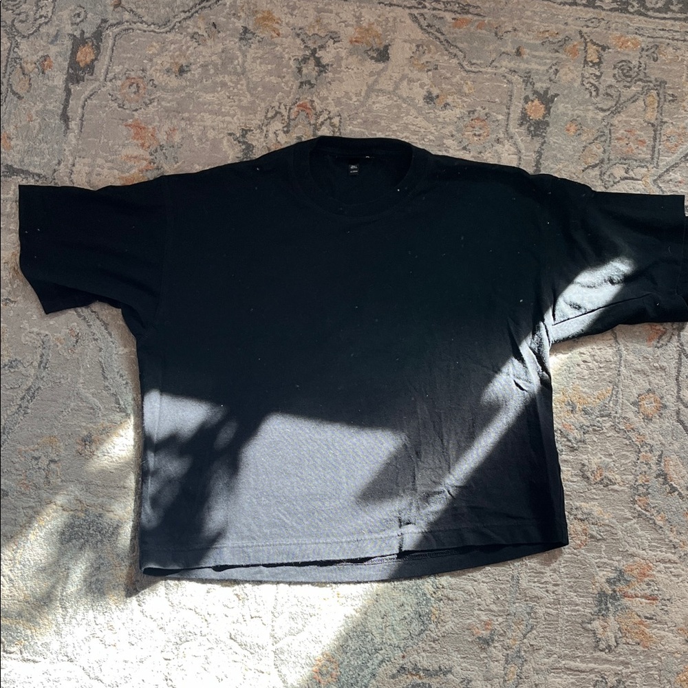 Topshop Black Short Sleeve Tee